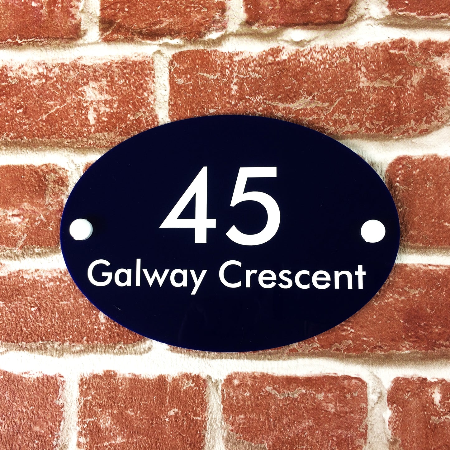 Acrylic House Sign Alpha-L