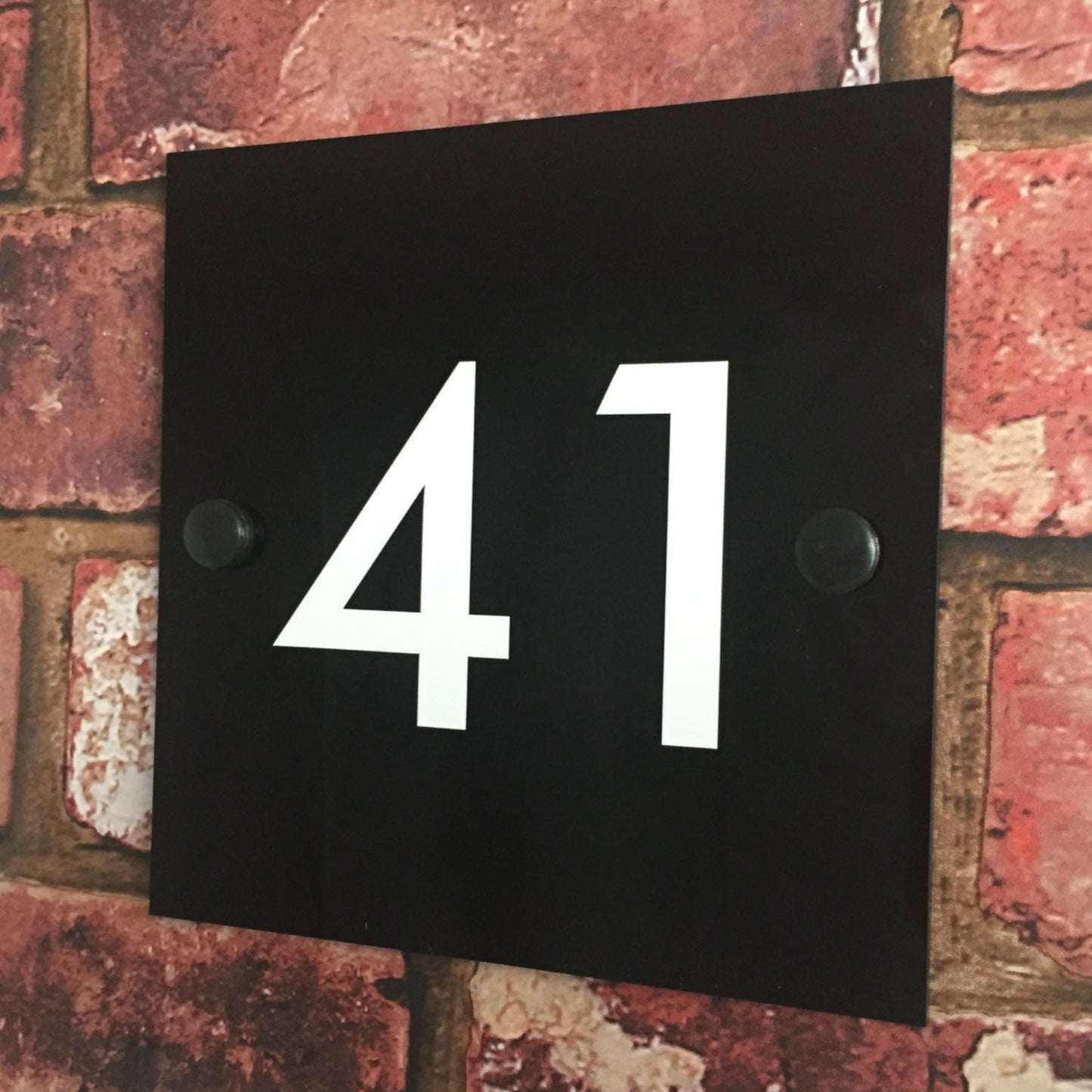 Acrylic House Sign Alpha-S