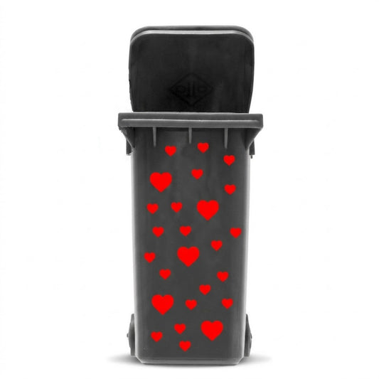 Bin Sticker Set Hearts