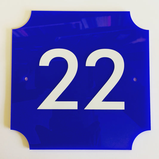 Acrylic House Sign Alpha-S