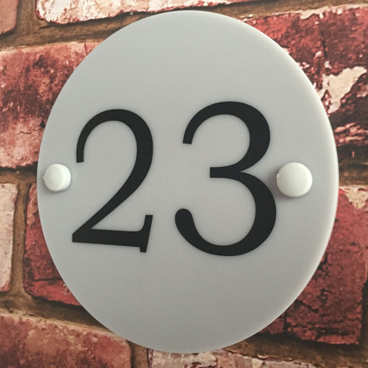 Acrylic House Sign Alpha-S